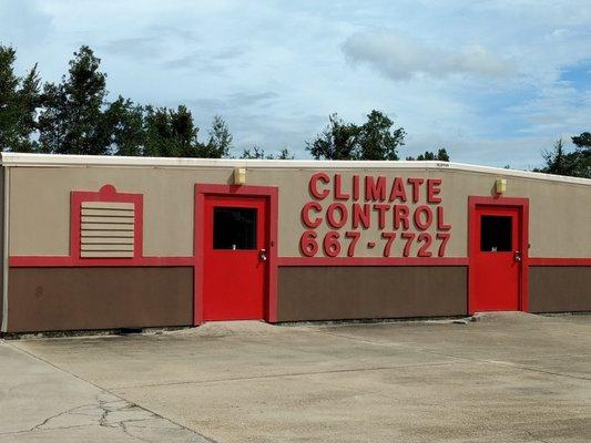 Entrance to part of the Climate Control Facility