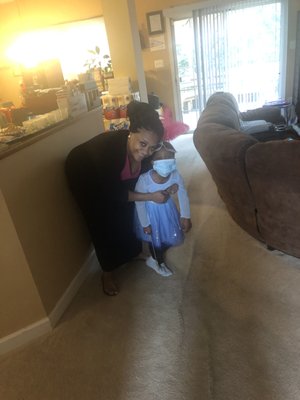 My 4 year old and Mrs. Veronica