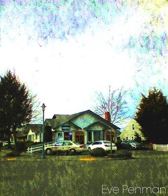 Sequim-Dungeness Hospital Guild Thrift Store; with oil painting filter. Located @ 204 W Bell St, Sequim, WA 98382 ~ (360) 683-7044