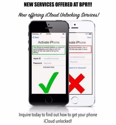 Icloud unlock service!