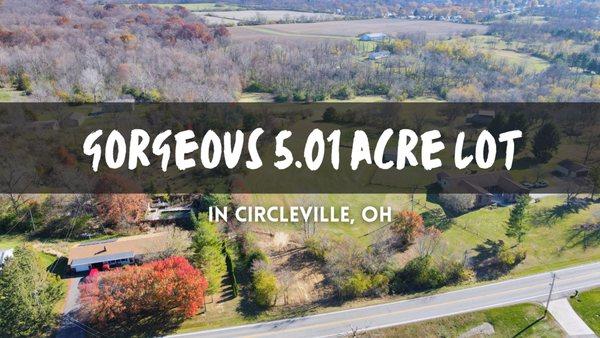 ! Explore this expansive 5+ acre home building site in a picturesque country setting.