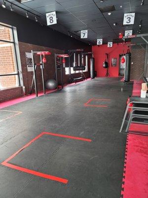 Interior View of 9Round Franklin, WI