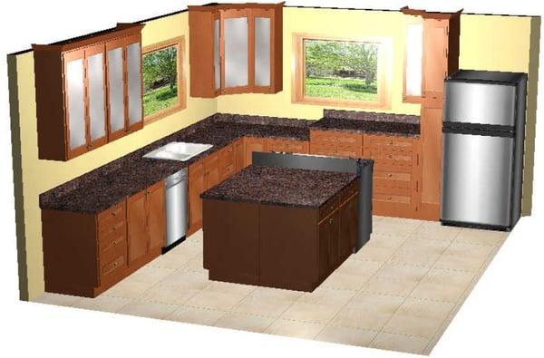 3D Kitchen image