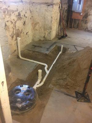 Underground plumbing