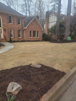 We made an installation of Sod at one of client's house.