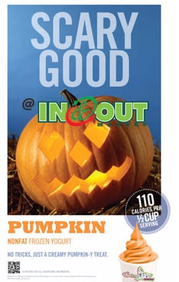 #Scary good #pumpkin low fat #frozen #yogurt, coming this #fall