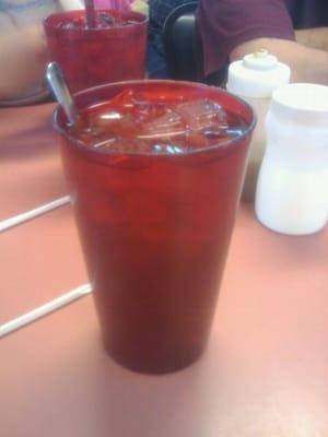 Pretty Big Glass Of Unsweetened Tea