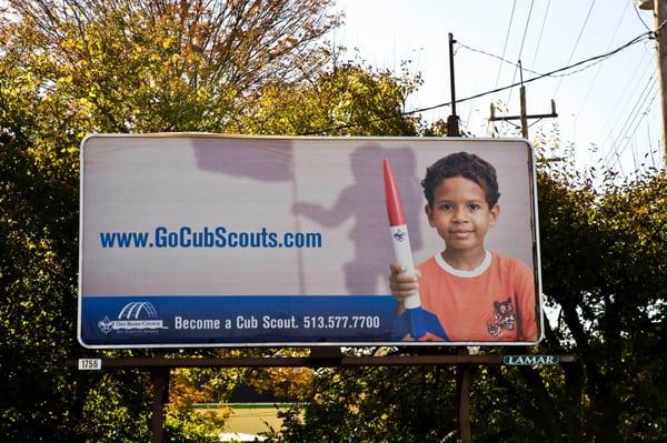 Billboard I did for Boy Scouts of America in Cincinnati