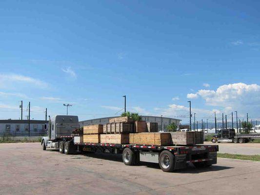 Power Truck Loaded for Shipment