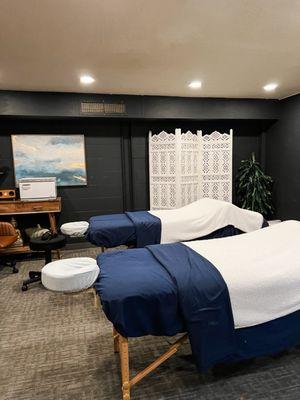 Couples massage room