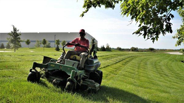 Commercial mowing services