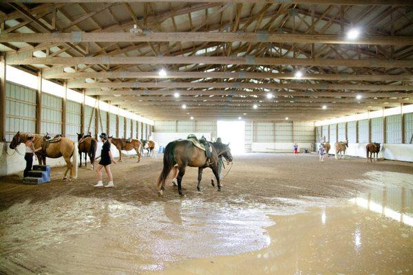 Horse Camps are available at YMCA Camp Kern