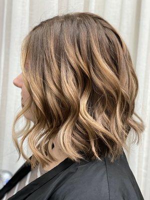 Copper balayage