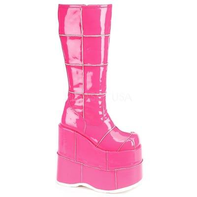 stack pleaser boots party boots 7"