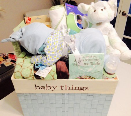 Custom Diaper Baby Basket Gift Essential.