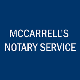 McCarrell's Notary Service logo