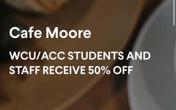 Student Discount