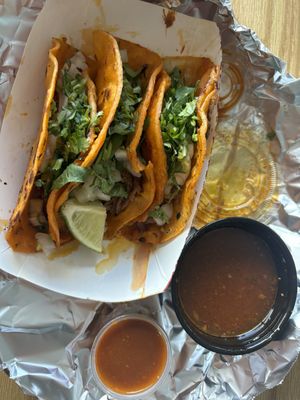 Beef Birria Tacos (W/Dipping Sauce)