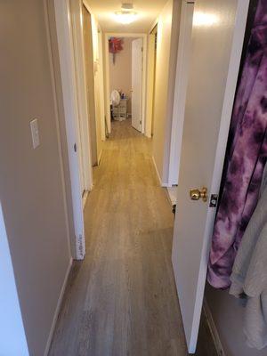 Vinyl plank flooring install