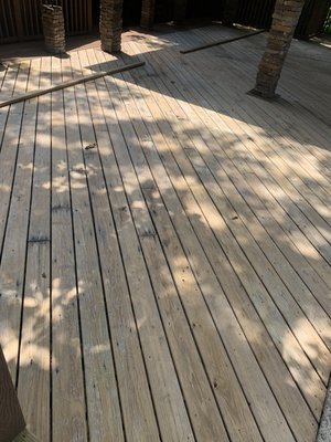 Deck cleaning