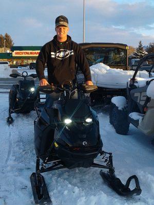 Mitchell is taking home his new 2023 Ski-Doo Summit X Expert 850 Turbo R!