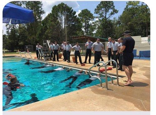 YMCA host DNR water survival training