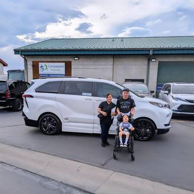 Congratulations to the Parada family!  They drove off in this slightly used 2022 Toyota Sienna this evening.