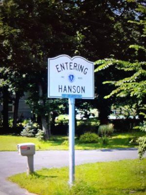 Entering Hanson from Pembroke on 14.