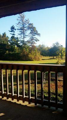 View from one of the cabins.