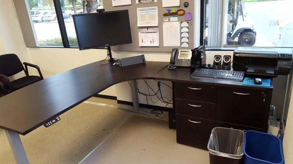 Make your desk a sit-stand workstation