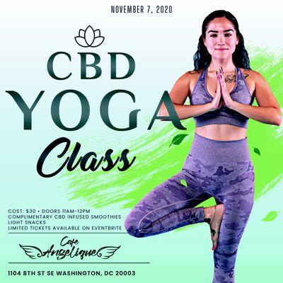 Join us for CBD Yoga on 7 November at 11a!