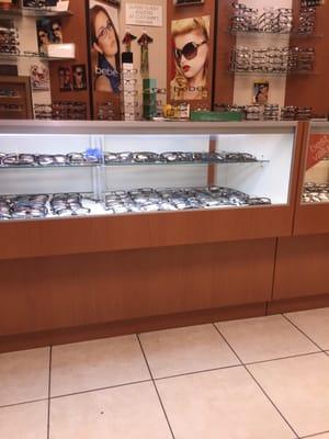 Nice selection of eyeglasses.