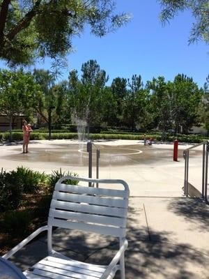 Splash pad area