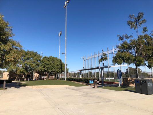 No playground, bike path and baseball fields