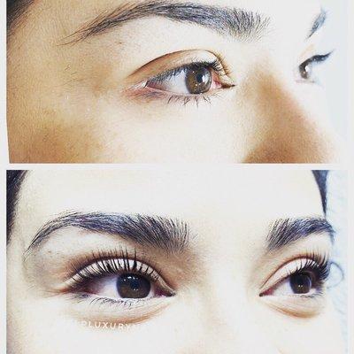 Keratin lash lift+tint+botox . Follow us on Instagram and FB Page at #elpluxurynails for more works!!