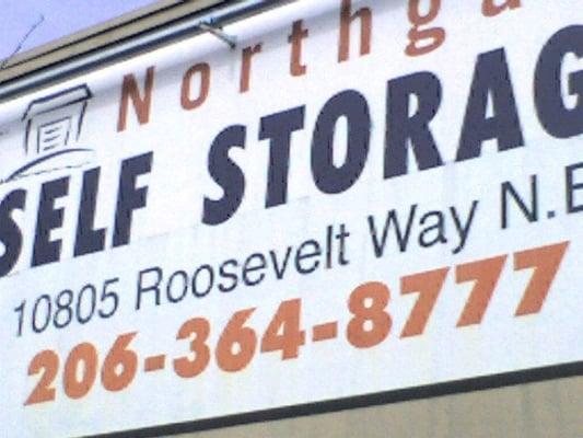 Northgat Self Storage Signage