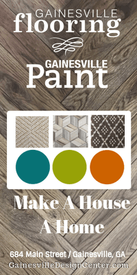 Carpet, Tile or Hardwood... and go next door to Gainesville Paint for more design options.