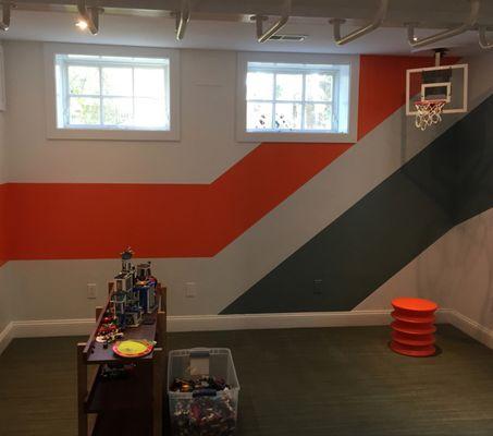 Basement Kids Zone ready for Fun