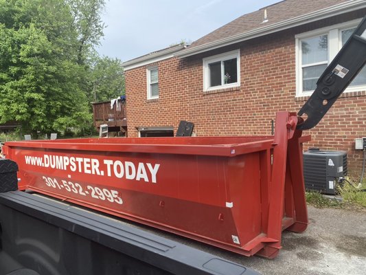 20 yard dumpster