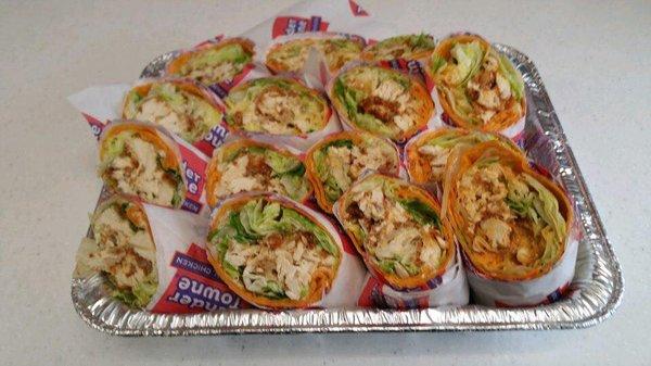 Buffalo Chicken Wraps Party Tray