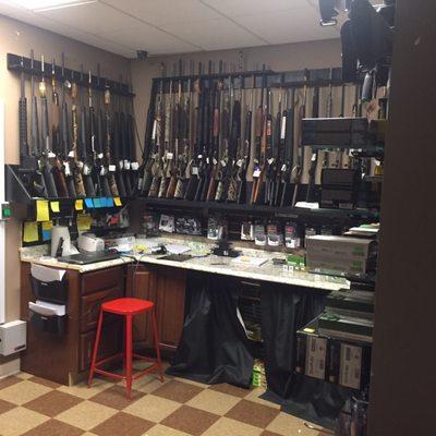 Park place also has the "Zombie Shop," where you can find a great selection of firearms (from small conceal carry, to rifles and shotguns).