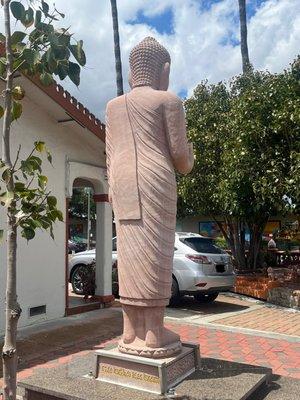 The Back Of The Buddha Statue