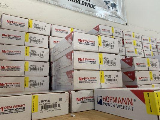 Hofmann Power Weights. All sizes available for order