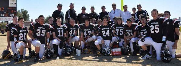 One of my teams in my 10 years of coaching youth football.