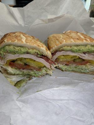 Turkey Bacon and Avocado Sandwich