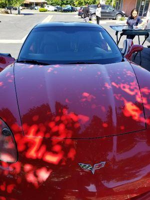 Mobile windshield replacement for Chevy Corvette