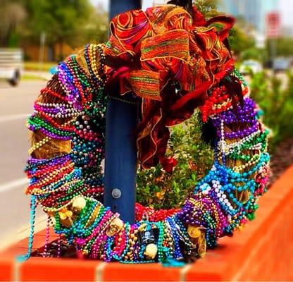 You can find the office by looking for the Gasparilla wreaths off of Cass Street.