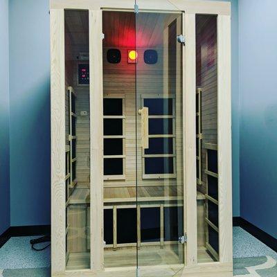 Infrared Sauna therapy to detox, burn calories and feel awesome.