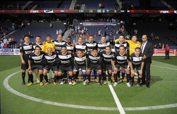 Inaugural Game October 26, 2013 vs Toros Mexico (16-8 win)