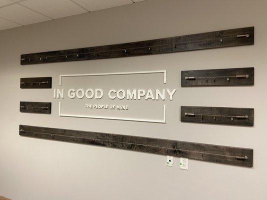 Enhance your office interior with three-dimensional signage